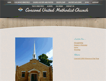 Tablet Screenshot of concord-church.net